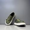 New Cloth Wide Head Zipper Breathable Casual Shoes Low Top Lazy Music Ysd