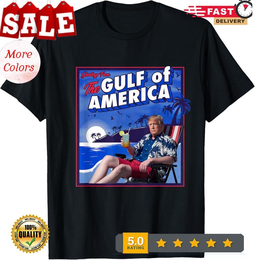 

2025/America s Gulf Mexico Presdent Trump Sombrero summer T-Shirt Unisex T-Shirt M