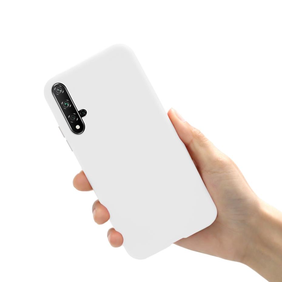 Case For Huawei Honor 20 Pro Honor20 YAL-L21 YAL-L41 Back Cover Phone Case Luxury Soft Matte Silicone Bumper on Honor 20 Cases