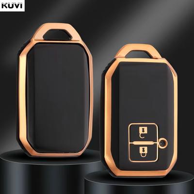 New Tpu Car Remote Key Case Cover Shell Fob For Suzuki Ertiga Swift  Wagon R Japanese Monopoly Type 3C Keychain Protector