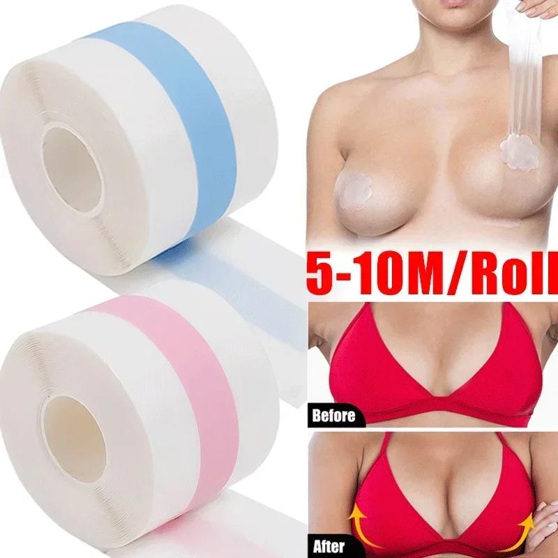 Klares Boob Tape Klebe-Brust-BH-Hebeband Push-Up Klebriges Körper-Atmungsaktives Unsichtbares Boobytape für Frauen