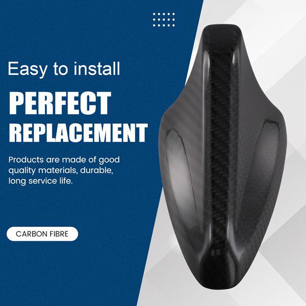 Real Carbon Fiber Antenna Decorative Cover for 2018-2023 Kia Stinger