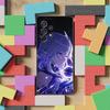 Genshin Impact Skirk Game Phone For Samsung S22,S25,S24,S23,Ultra,FE,Plus,S21,S20,S10,S9,Lite,Soft Silicone Black