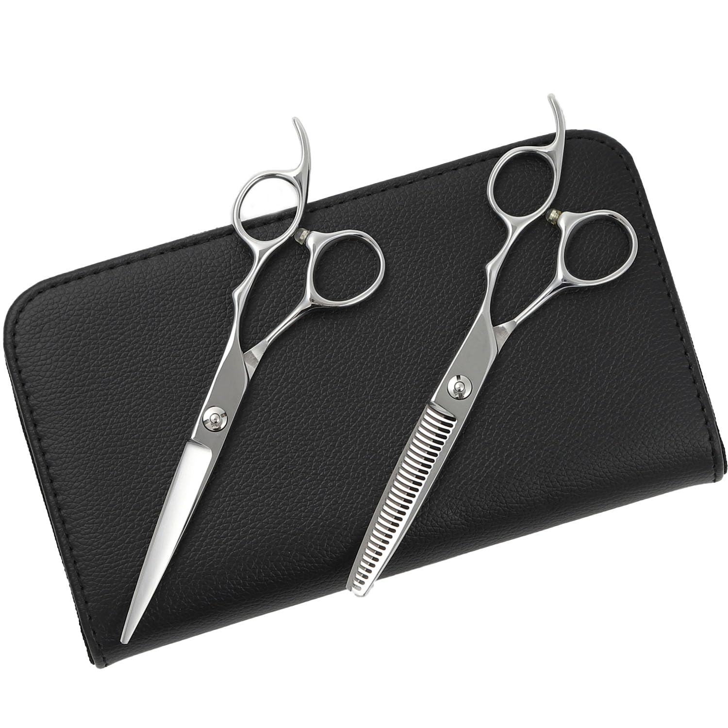 

DEEDS GTZ Scissors and Thinning Scissors approximately thinning Set from a Japanese scissors Professional hairdressing [PF] (6.25 inches) (6.0 inches,
