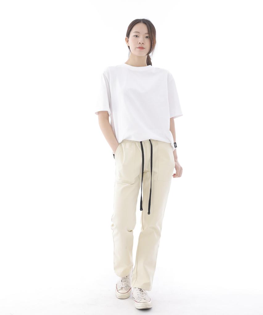 Seinteukeulu Nice Bag Straight Fatigue Pants Nsb-320 Cream