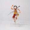17cm Anime One Piece Figure Luffy Ace Sabo Three Brothers Running Posture Statue Model PVC Desktop Action Figure Toy Gifts