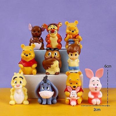 10 buc Figurină Anime Disney Winnie Ursulețul Cerșetor Zi de Naștere