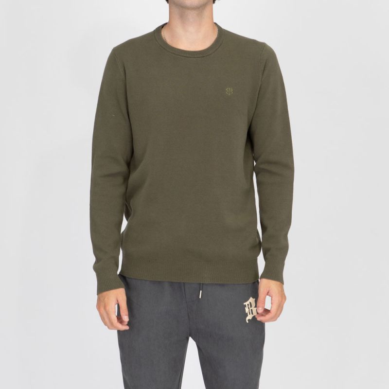Pull fin col rond milano manches longues Homme BILL TORNADE