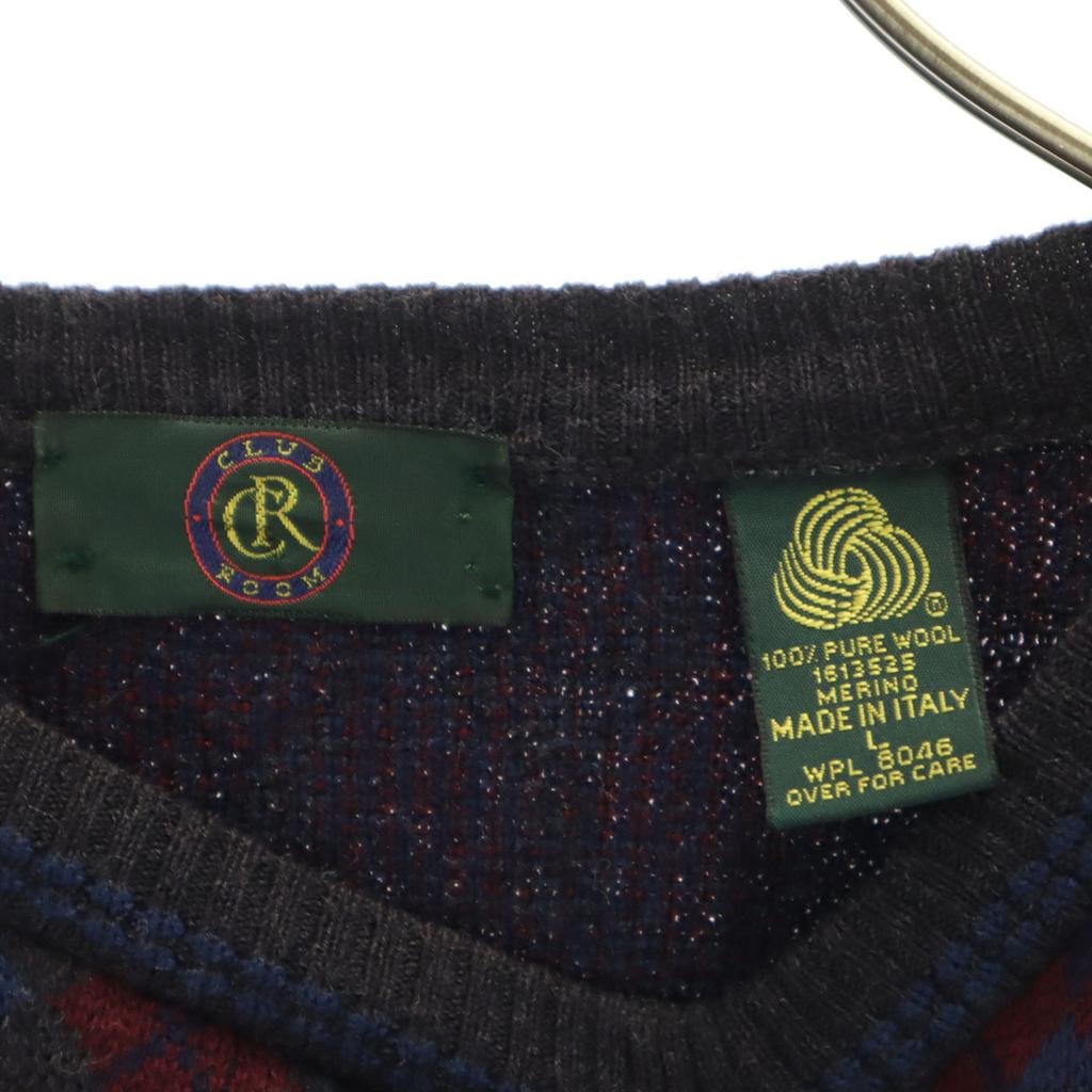 CLUB ROOM 90s Made In Italy Old Overall Handle Long Sleeve Sweater L Knit Women Used