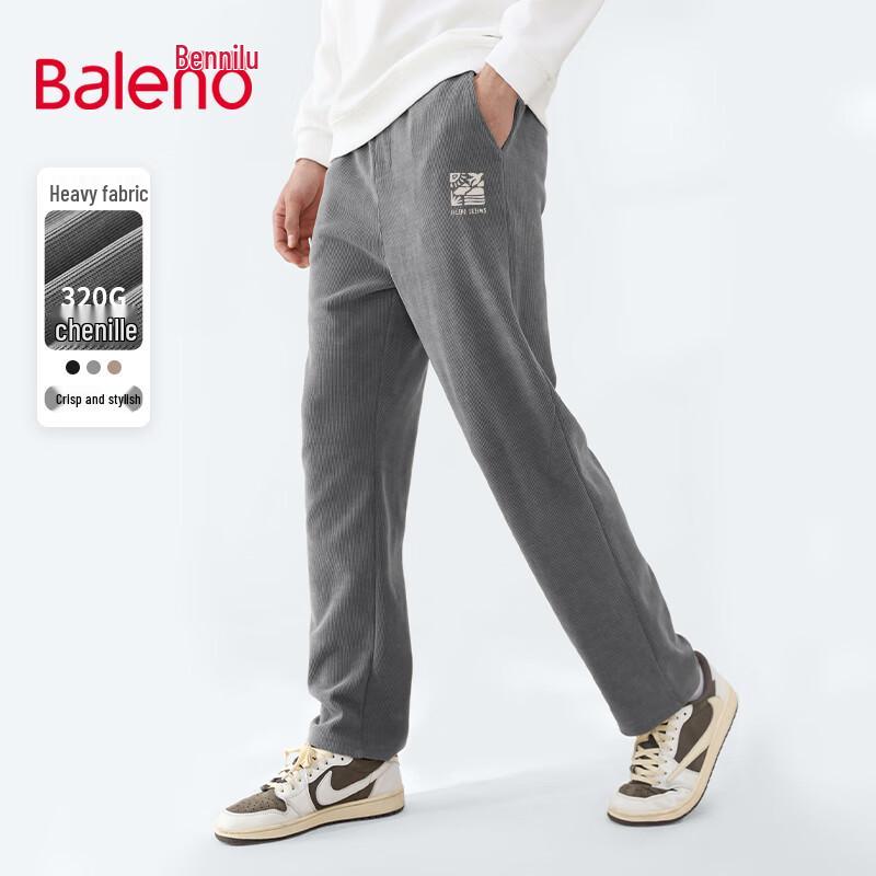 

Baleno Men s Chenille Straight-Leg Casual Pants 2XL