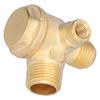 323 Clapet anti-retour 3 voies Laiton Raccord fileté Accessoires compresseur d'air 7mm 16mm 14mm
