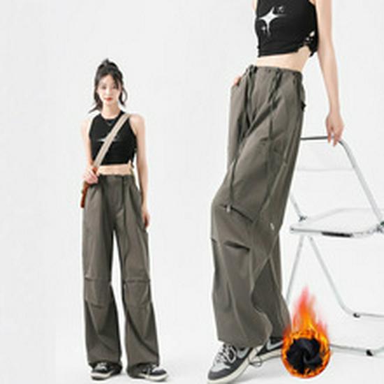Women's High-Waisted Drapey Sweatpants - Autumn/Winter 2025