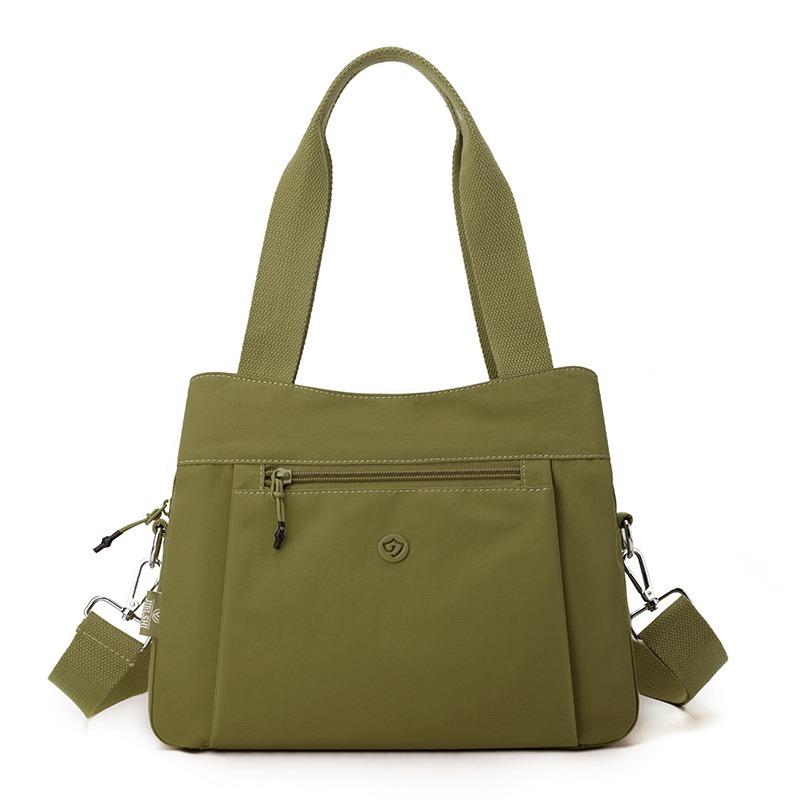 

Spring and Summer New Multifunctional Shoulder Crossbody Bag Large Capacity Tote Bag Fashion Commuter Nylon Tote Bag