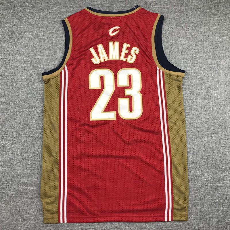 Men Women Basketball Tank Top Cleveland Cavaliers Retro 23 Orange Red Navy Blue Breathable Modal Sport Vest
