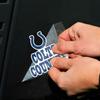 Wincraft Perfect Cut 10x10cm Autocollant NFL Teams Slogan