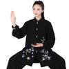 Hongji Women's Embroidered Tai Chi Suit for Spring, Summer, Autumn - Perfect for Morning Exercise, Martial Arts, and Chinese Style Practices