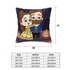 Pibu-Beauty And Beast - Pibubear 2 Pcs Square Pillowcase Pillow Cover Cushion Decor Comfort Throw Pillow For Home Living Room
