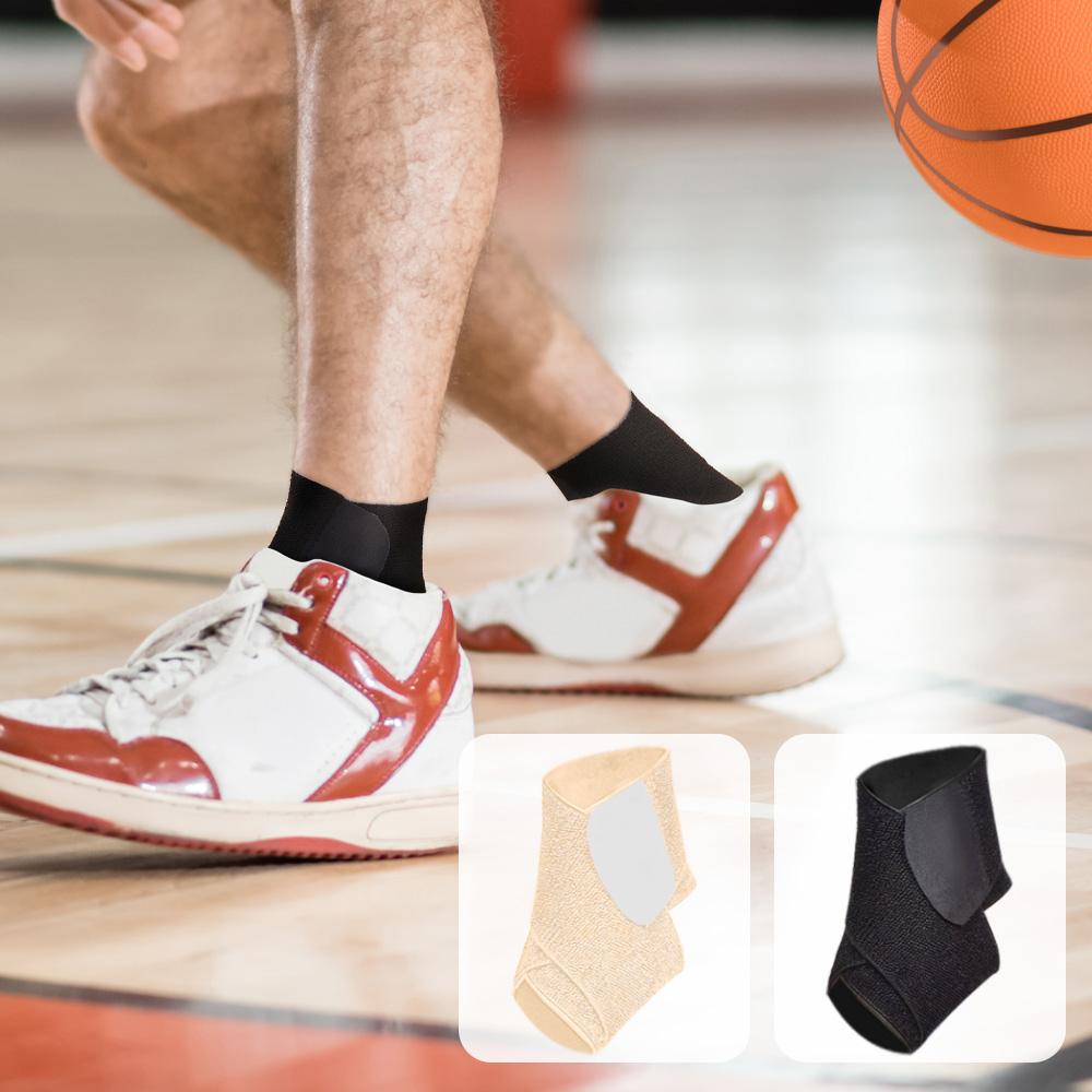 Adjustable Ankle Brace Support Sleeve for Sprain Recovery Relief - Compression Foot Protector Guard for Basketball, Sports