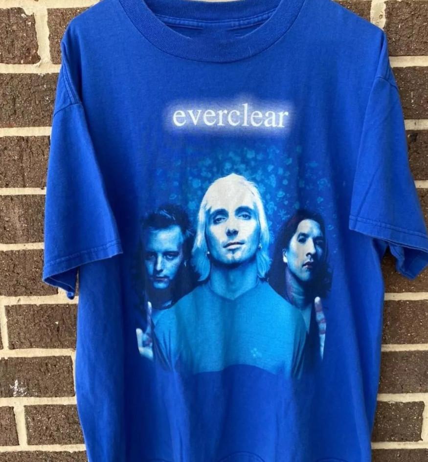 Vtg Members Of Everclear Band T-shirt size S-5XL S