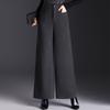 New Women's High-Waisted Loose Woolen Wide-Leg Pants