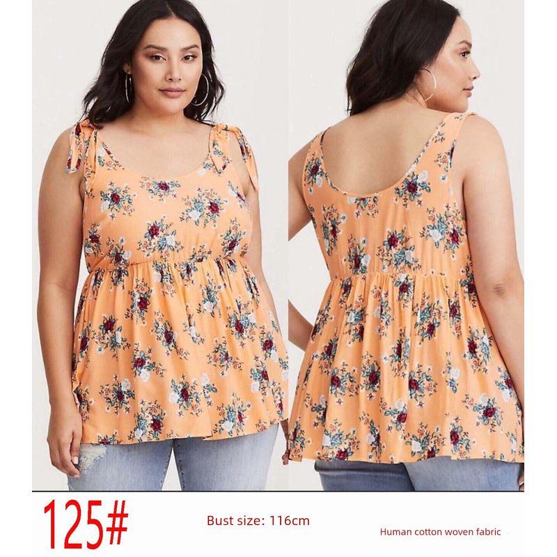 

100.00kg Plus Size Women s Clothing Fashion Export Order Loose Slim Looking Tops Shirt Shirt Factory Board Sample Clothes 125# No return for orphans