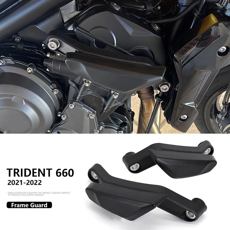 For Trident 660 2021-2022 For Trident660 Frame slider Crash Protector Fairing Guard Crash Pad Protection Motorcycle Accessoreis