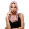 Lightweight Sequin Hooded Headscarf Breathable Glitter Turban New Pullover Hat  Halloween Costumes