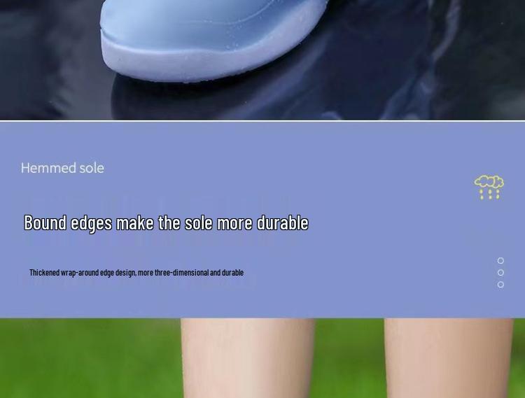 Waterproof Non-Slip Silicone Shoe Covers for Men & Women - Durable and Thickened for Outdoor Rainy Days