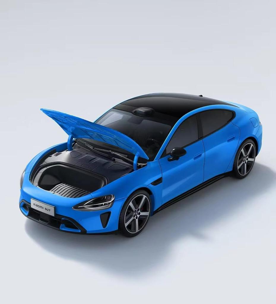 Original Xiaomi SU7 1:18 Diecast Model Car 2nd Gen Full Openable Doors Zinc Alloy Collection