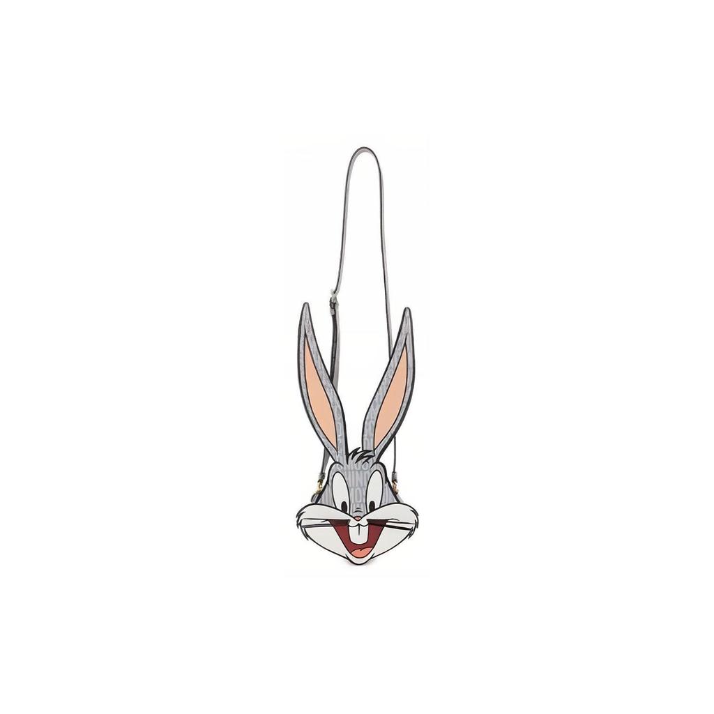 Moschino Bugs Bunny Collaboration Adjustable Shoulder Strap PU Crossbody Bag Women Bags Gray A74978260-1504