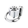 Wearable + Catheter Stainless Steel CB Lock Chastity Lock Cock Ring Penis Cage  Sex Toy Chastity Belt BDSM