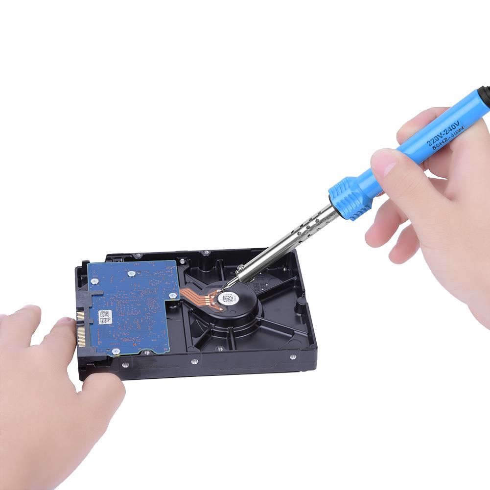 

Электрический паяльник с внешним подогревом, ручной паяльник, набор инструментов 40 Вт EU Plug