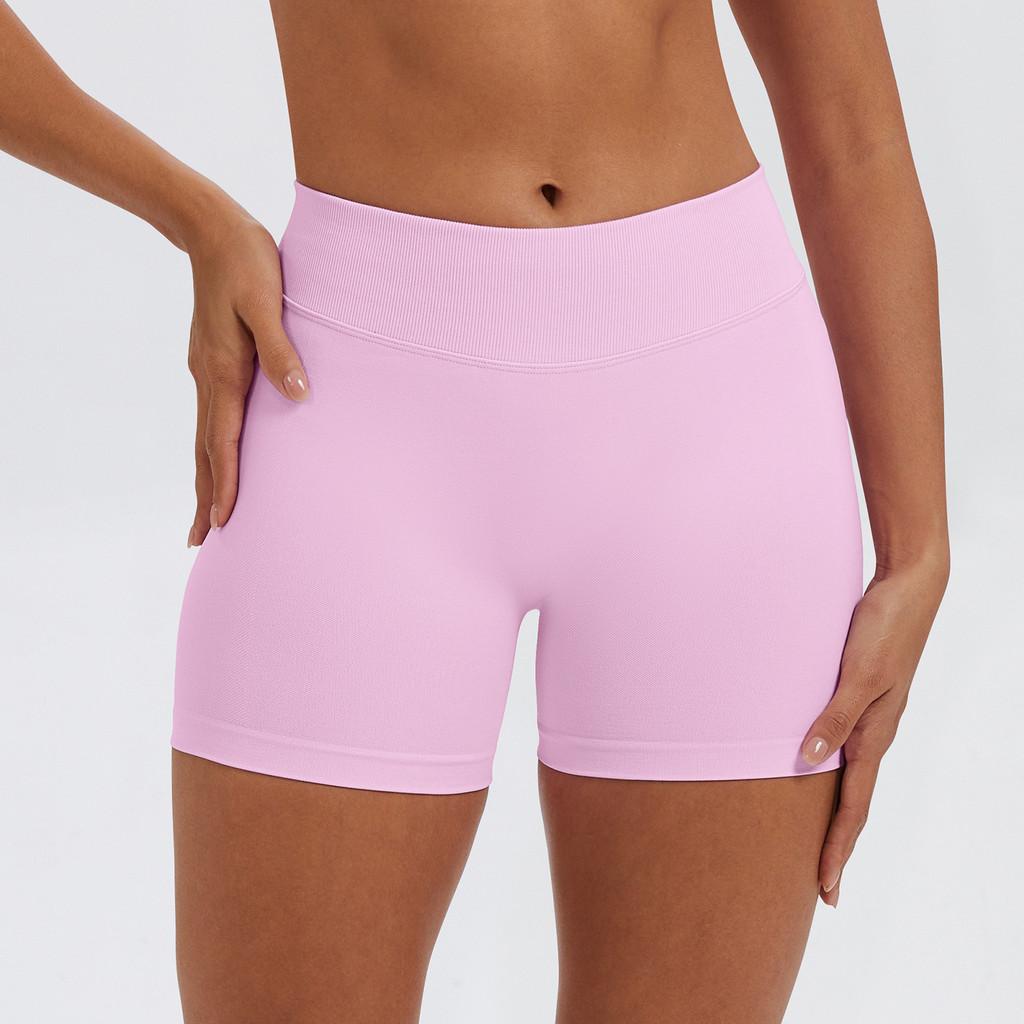 Pantaloncini Fitness Altamente Elastici Per Donna Con Tessuto Traspirante Perfetti Per Yoga E Corsa
