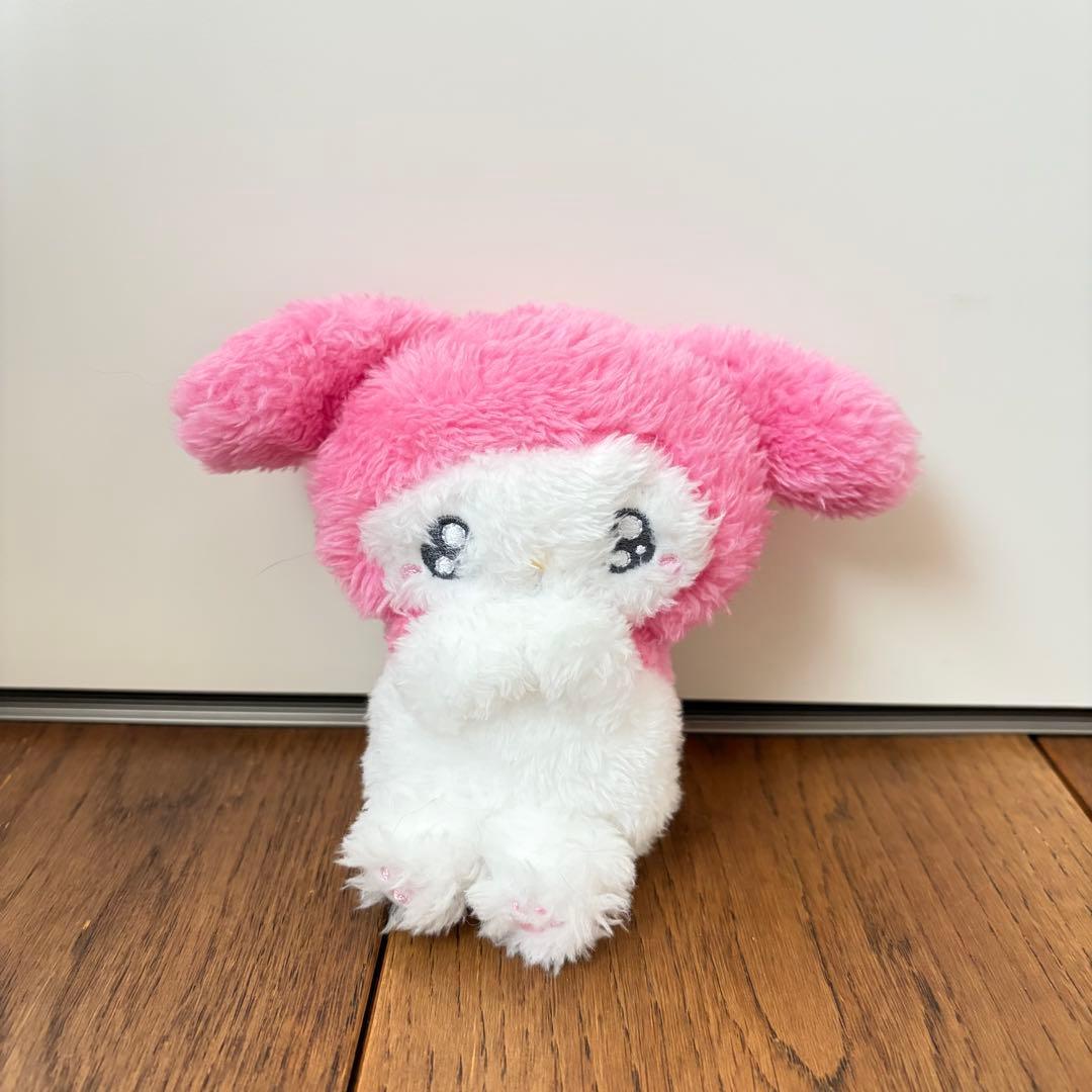 My Melody Plush Mascot Pink Curly