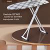 Large Folding Vertical Ironing Board with Widened Pad and Clothes Rack