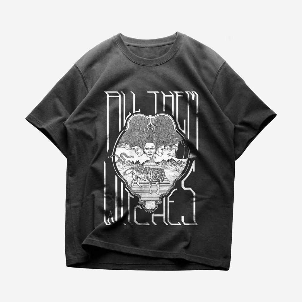 Popular All Them Witches American Music Black Cotton T Shirt Full Size S-5XL Unisex T-Shirt M