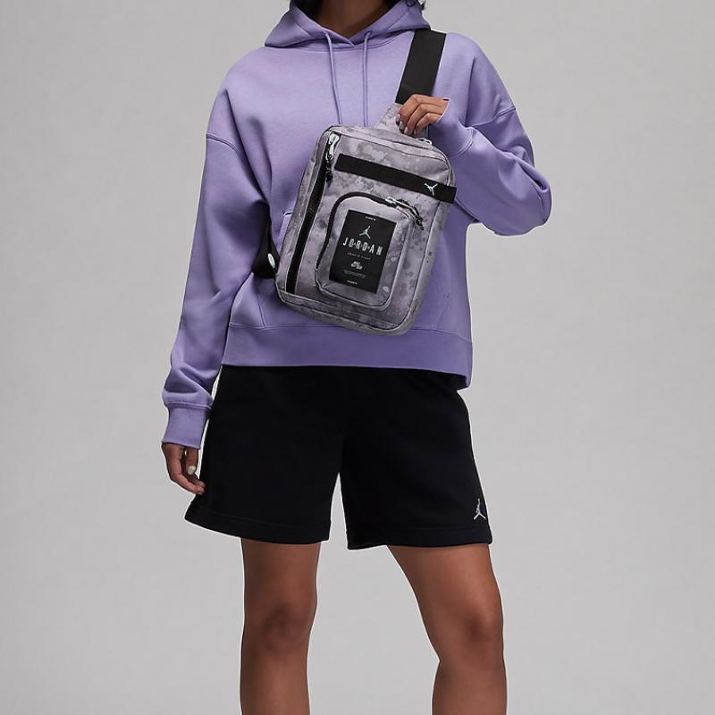 Jordan Polyester Shoulder Bag, Crossbody Bag Regular Unisex Mid Gray & Black Jordan FV2564-062