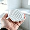 Gift for Home 3D Printed Soap Dish, Minimalist Wave Design Bathroom Holder, Small Countertop Stand Shower Tray Bathroom, Kitchen Sink, Vanity Trinket