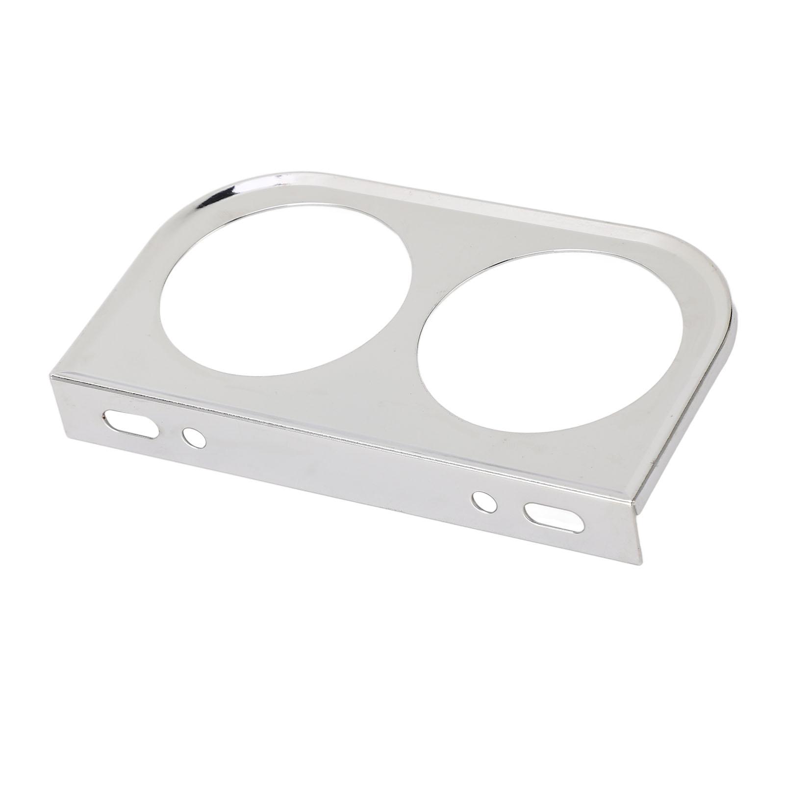 2 Hole Gauge Panel Gauge 2‑1Celsius16 Inch 52MM   Metal Car Meter Mount Instrument Panel
