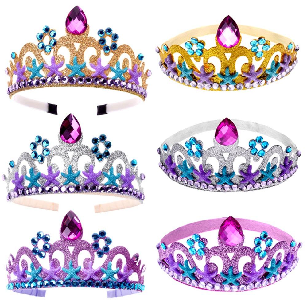 

Photo Shoot Accessory Starfish Mermaid Kids Crown Headwear Baby Headband Korean Style Hair Band