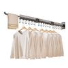 Wall-Mounted Retractable Folding Clothes Drying Rack for Indoor/Balcony Use