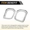 REPAIROCK 1 Set Fog Light Grille Cover Trim Front Lower Bumper Fog Light Cover