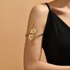 Minimalist Double-Layer Hollow Armlet: European & American Style, Exaggerated & Fashionable High-End Bracelet