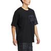 Adidas Originals Trefoil Im Tee Ss Zip Pocket Crew Neck T-Shirt Men Tops Black HS9462