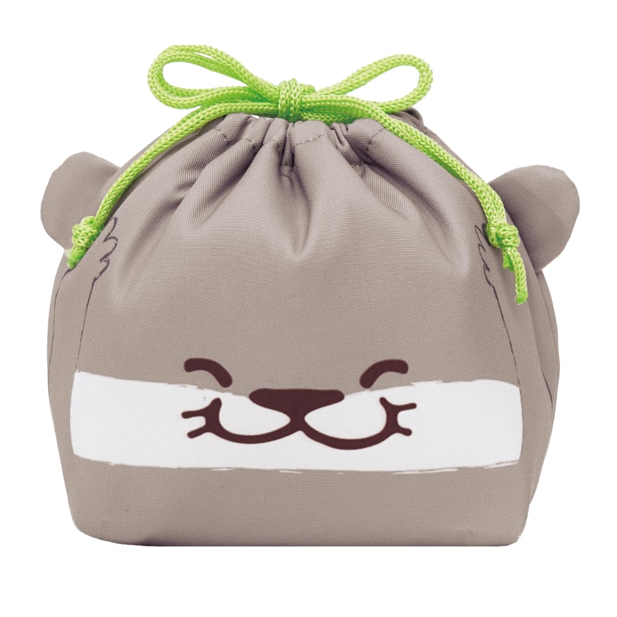 

Toyo Case Gyutto Lunch Drawstring Bag, Insulated Bento Bag, Penguin, Polar Bear, Otter, Panda, W15.5cm, D11cm, H17cm, KT-KAO-GYU (Otter)