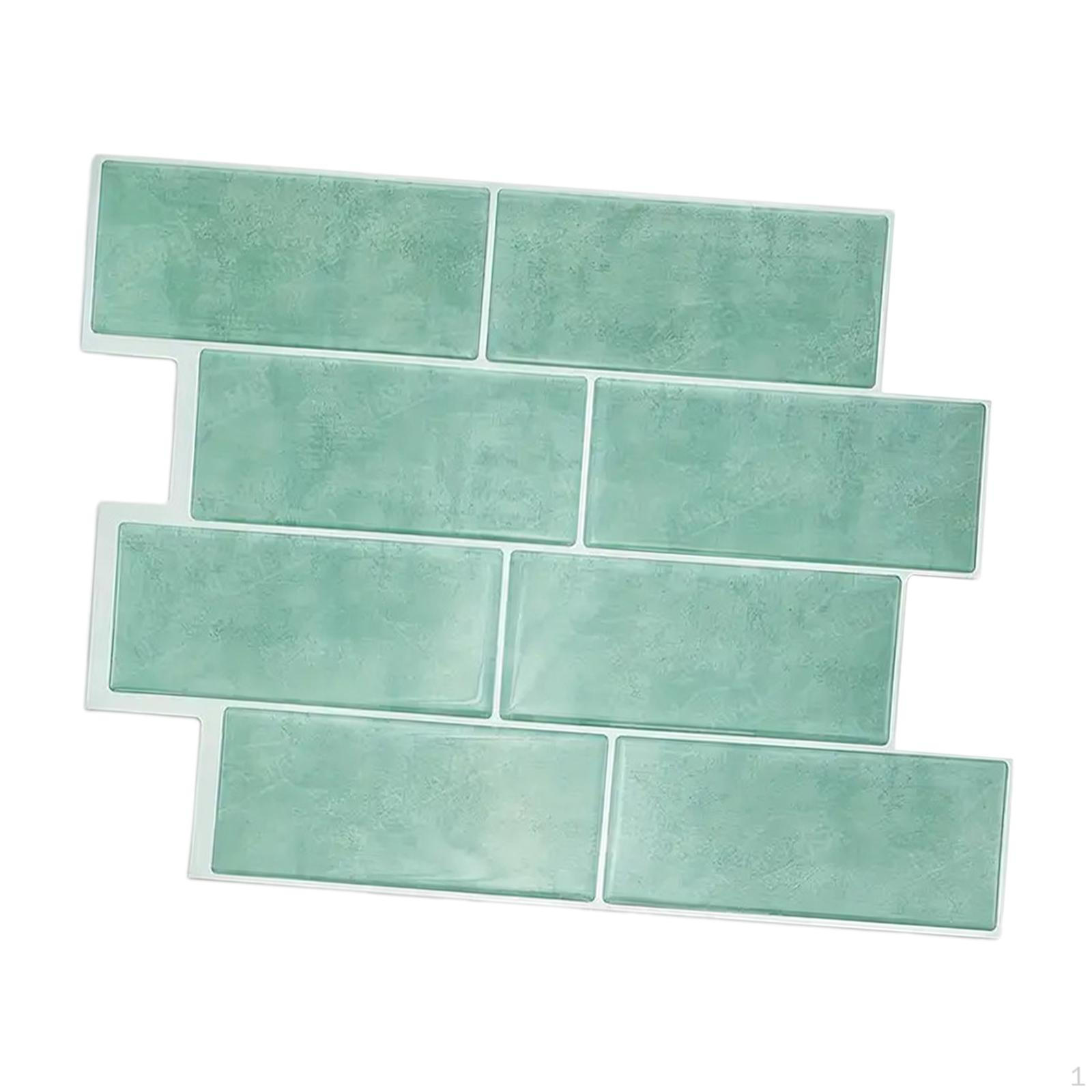 

Peel and Paste Wall Tile Backsplash Easy to on Sticker for Home Kitchen Living Room Style J