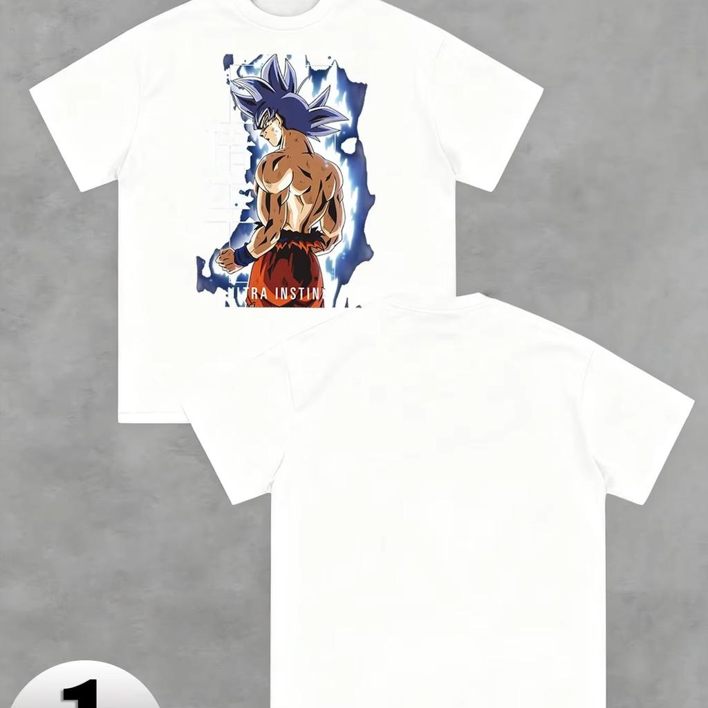 Dragon Ball Gokus 2026 Unisexs Short Sleeve TShirt Ultimate Skill Dark Art Print Anime Fusion Trendy Style for Dragon Ball Fans
