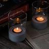 European-Style Aromatherapy Glass Lantern Candle Holder