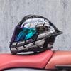 Motorcycle Helmet, Men's and Women's Dual Lens Full Face Helmet, Motorcycle Sports Car, All Season Full Face Helmet