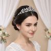 Adult Wedding Ceremony Hair Accessories Sparkling Princess Tiara Rhinestone Crown Headwear  Pageant
